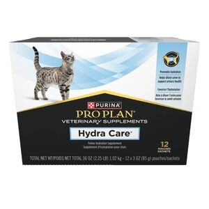Pro Plan Hydra Care Feline Supplement -  4 Boxes Of 12 Pack.